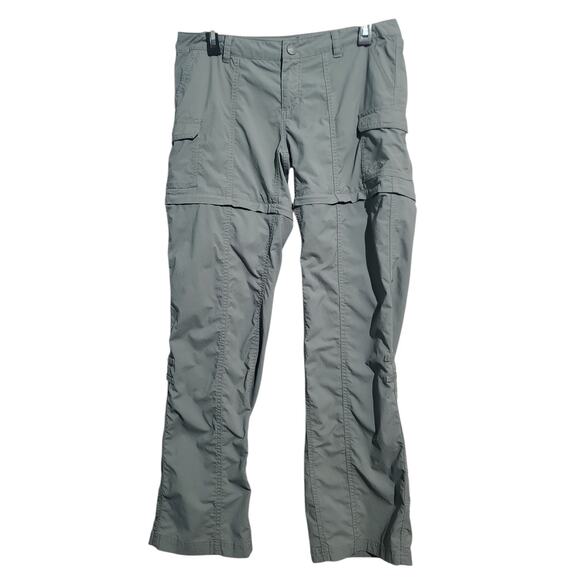 The North Face Paramount Convertible Pants Women's Gray Green Size 8 - Picture 1 of 5